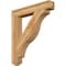 Ekena Millwork Funston Craftsman Rough Sawn Bracket, Western Red Cedar, 6"W x 40"D x 44"H BKT06X40X44FST04RWR - alternate 1